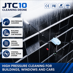 Drone de nettoyage industriel, outil fiable pour le lavage des façades, machine intelligente d'entretien des bâtiments, dispositif de lavage de précision pour les fenêtres - Product Image 1