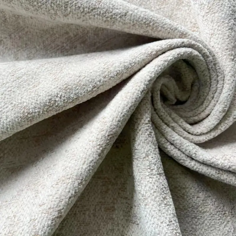 Tela de chenilla para sofá, tela de tapicería 100% poliéster jacquard resistente al agua