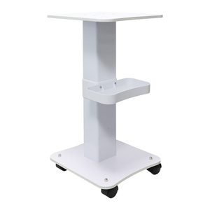 Stainless Steel <b>4</b>-<b>Wheel</b> Heavy Duty Salon <b>Trolley</b> Eco-Friendly Beauty Cart for Salon Home Office Use - Product Image 3