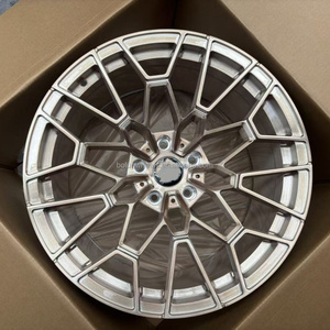 Jantes forgées concaves Bolun Wheels, design creux léger, finition or bronze brossé, 20x9 20x10.5 5x112, pour <span class=keywords><strong>BMW</strong></span> G31 <span class=keywords><strong>M550d</strong></span> - Product Image 4