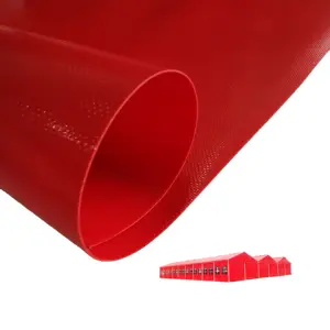 Lona PVC tarp supplier 650gsm canvas tent tarpaulin PVC tarp waterproof fabric