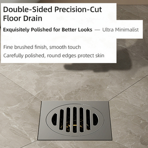 Drenaje de Ducha Gran Caudal Antiolor con Núcleo de Latón <span class=keywords><strong>Gravedad</strong></span> para Baño de Hotel Grande Moderno - Product Image 3