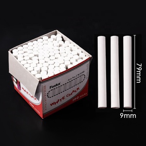 <span class=keywords><strong>Craie</strong></span> blanche sans poussière Foska pour enseignants, fournitures scolaires, grande <span class=keywords><strong>craie</strong></span> pour <span class=keywords><strong>trottoir</strong></span> extérieur, 100 pièces pour tableau noir - Product Image 2