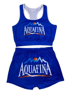 Conjunto de Shorts Deportivos de Dos Piezas para <span class=keywords><strong>Mujer</strong></span>, Verano 2025, Corte Ajustado, Estampado, para Gimnasio, Yoga, con Decoración de Patrones - Product Image 3
