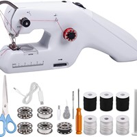 Machine à coudre surjeteuse multifonctionnelle de bureau compacte Fanghua 6ème génération, alimentation USB, portable, pour l'approvisionnement transfrontalier