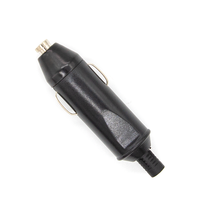 12V 24V noir mâle voiture allume-cigare prise chargeur adaptateur Jack connecteur véhicule accessoires avec fusible 10A