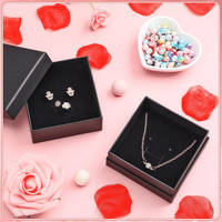 Kotak Hadiah Perhiasan Kustom untuk Cincin/Anting Kotak Organizer Ramah Lingkungan Kotak Kemasan Perhiasan Pabrik Kemasan Perhiasan