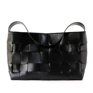 Nuevo Bolso de Mano de Cuero Genuino para Mujer, Bolso de Compras de Cuero Tejido de Gran Capacidad, Bolso de Hombro de Lujo, Bolso Tote - Product Image 5