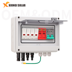 กล่องรวมสัญญาณโซลาร์เซลล์ XIONGISOLAR 2 in 1 Out 600V พร้อมอินพุต 15A เอาต์พุต 63A ป้องกันไฟกระชาก 20-40KA SPD 2 in 1 600V, กล่องรวมสัญญาณโซลาร์เซลล์แบบ 2 in 1 รุ่น I - Product Image 1