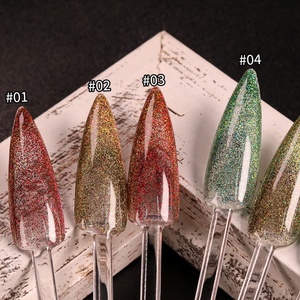 Kit de Esmalte de Uñas en Gel Ojo de Gato al por Mayor, Diseño Cerámico Jade Luz de Luna, Set de Esmalte en Gel y Pegamento para Uñas del Fabricante - Product Image 1