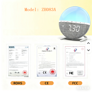 Réveil multifonction Sunrise Alarm Clock Colorful Custom Logo Wake-up Light Smart Night Light - Product Image 2