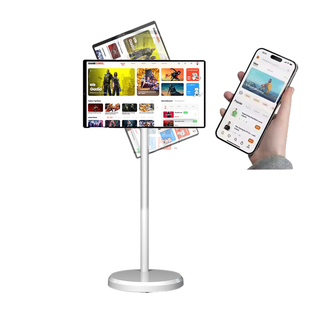 Portable Touch Screen LCD Monitor Android 13 21.5 27 32 Inch with 350cd Brightness and Remote Content Management