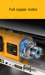 6 Inch Commercial Portable Wood Planer Surface Planner 2 1/3 Max <strong>Planing</strong> Depth Bench Type <strong>Machine</strong> Featuring Commercial Motor - Product Image 4