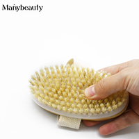 Ensemble de Brosses de Bain en Bambou et Sisal pour le Dos et le Visage, pour Massage Drainant Lymphatique et Nettoyage Profond