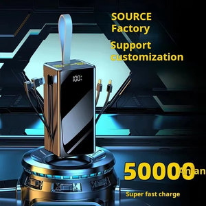 Banco de Energía Personalizado con Logotipo, 30000/40000/50000/60000 mAh, Gran Capacidad, para Regalos, Actividades al Aire Libre con Iluminación para Camping - Product Image 3