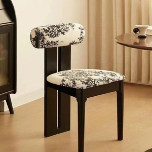Chaise <span class=keywords><strong>de</strong></span> <span class=keywords><strong>salle</strong></span> <span class=keywords><strong>à</strong></span> <span class=keywords><strong>manger</strong></span> blanche <span class=keywords><strong>de</strong></span> style moderne et simple VL, chaise <span class=keywords><strong>de</strong></span> café nordique avec pieds en bois massif - Product Image 4