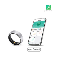 Bague connectée ECG 2026 : Suivi de la fréquence cardiaque et de l'oxygène sanguin, longue autonomie, étanche, tracker d'activité au doigt avec capteurs Gsensors SC-7A20H