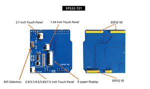 Multifunctional ESP32 E-Paper HAT <b>Adapter</b> Board SPI Connection Driver Module For Touch Panel E-Ink Display WiFi <b>Bluetooth</b> - Product Image 6