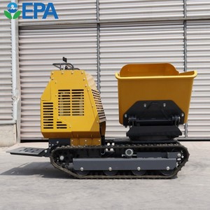 Jardín Granja Construcción Minería de energía eléctrica Camión transportador de orugas Mini camión volquete con orugas - Product Image 6