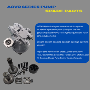 H-STAR pour pompes hydrauliques <span class=keywords><strong>Rexroth</strong></span> série A8VO A8VO55 A8VO80 A8VO107 A8VO125 A8VO140 A8VO160 A8VO200 / Pièces de réparation - Product Image 2