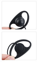 Écouteurs filaires de 3.5mm en forme de D de conception unique pour casque d'aviation de train casque filaire antibruit