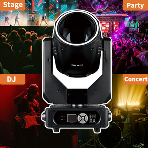 Đèn sân khấu LEAHUA Stage Hola Lights DMX512 Double Prism Beam 295w 14r <span class=keywords><strong>Moving</strong></span> <span class=keywords><strong>Head</strong></span> với đèn <span class=keywords><strong>LED</strong></span> vòng tròn dành cho tiệc tùng, club, bar, show DJ và sự kiện - Product Image 5