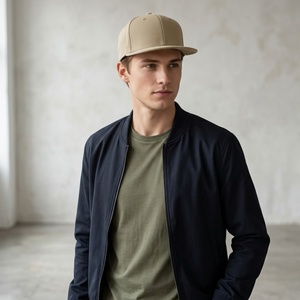 Gorra de Béisbol Personalizada con Bordado, Visera Plana, Cierre a Presión, 6 Paneles, para Hombre, Gorras Lisas al por Mayor, Bajo MOQ, Fabricante OEM/ODM - Product Image 6