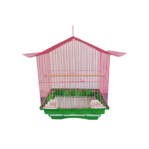 批发宠物用品便携式线鹦鹉笼中小型鸟笼鸟类配件屋