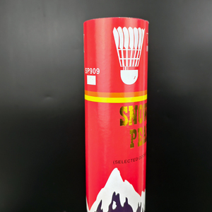 SNOWPEAK SP909 Custom OEM Badminton Shuttlecock Factory Class Pluma <span class=keywords><strong>de</strong></span> ganso para torneo duradero Buen vuelo para el Partido del club - Product Image 6