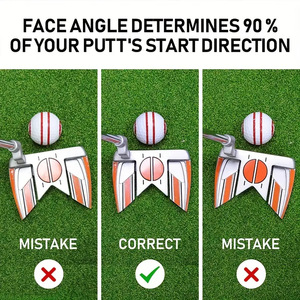 Putter de golf blanc Redline Surlyn à trois couches de type O, nouveau standard cycloïdal d'entraînement avec plus de 75 % d'élasticité - Product Image 3