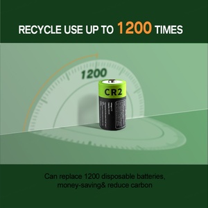Batterie lithium rechargeable IILEER OEM 1036mWh CR2 3.7V 280mAh, 1200 cycles, décharge à haut débit, avec port Type C - Product Image 5