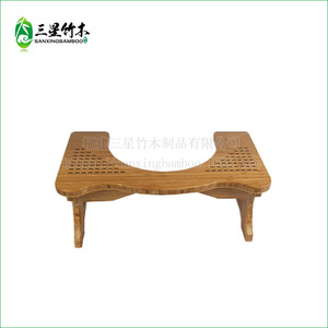 Bamboo toilet <b>stool</b>, <b>bathroom</b> booster <b>stool</b> for the elderly and children, children's footstool/toilet footstool - Product Image 4