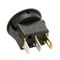 Interrupteur à bascule SPST 3P pour montage sur panneau Globaltone IRS-101E-8C/D, lumière LED 12V16A, voiture, bateau, marche/arrêt