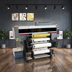 <span class=keywords><strong>Stampante</strong></span> UV DTF 2 in 1 da 60 cm per pellicole adesive in rotolo, nuova tecnologia di stampa 2025 con laminatore automatico - Product Image 1