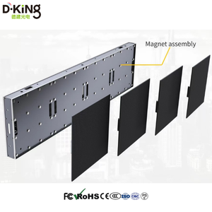 Écran LED intérieur ultra-fin personnalisé P2.5, mur vidéo publicitaire double face, panneau LED en aluminium moulé sous pression 1000*250mm - Product Image 4