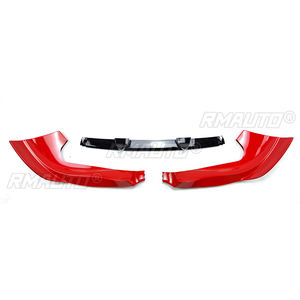 Juego de 3 Piezas para Jeep Grand Cherokee SRT 2013-2016 SRT8 2012-2013 2015-2016, Divisor de Parachoques Delantero, Estilo Fibra de Carbono, Blanco - Product Image 5