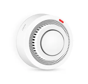 2022 New Tuya Smart Life Fire Alarm Smoke Detector 3v Battery Operated Household Wifi Smoke Sensor For Home Security