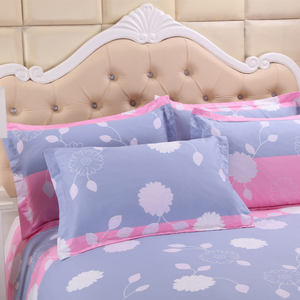 طقم لحاف من أربع قطع A3L مصنوع من القطن الخالص المقاوم للماء لموسم الخريف مع ملاءة سرير وغطاء لحاف - Product Image 3