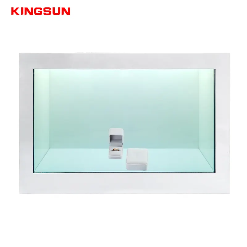 Customize 21.5 inch transparent lcd screen 2k flexible pcap touch advertising display box