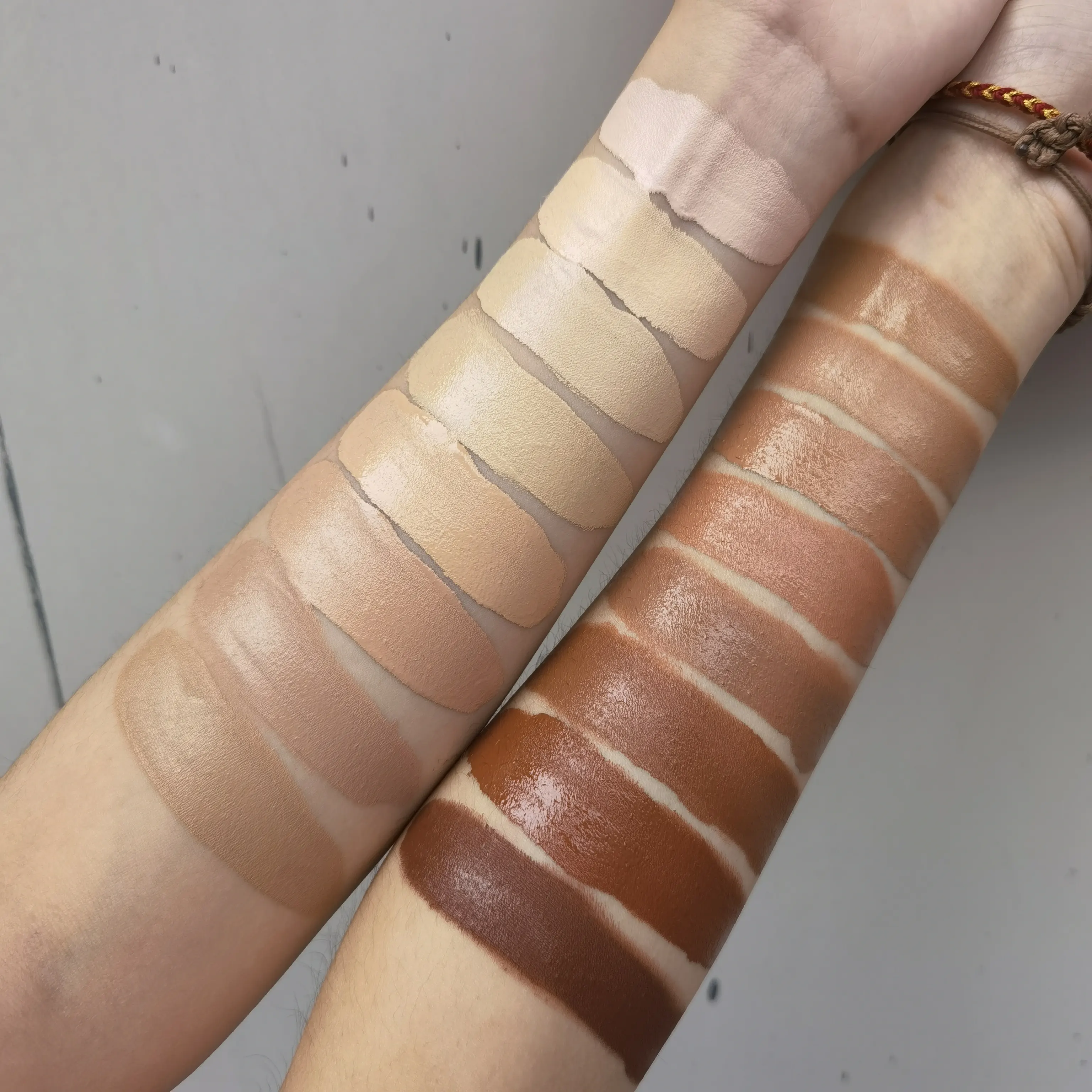 Concealer Riasan Foundation Merek Terbaik Pro Palet Foundation Label Pribadi Foundation Kulit Gelap