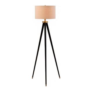 Lámpara de Pie Moderna de Metal Triangular con Acabado Negro Pulido y Pantalla Negra para Decoración de Hoteles y Hogares - Product Image 4