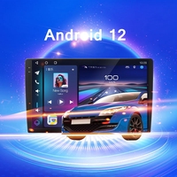 Radio Android Universal para Auto con Pantalla IPS 2K Android 12, Sistema de Navegación GPS, Pantalla Dividida, CarPlay, DSP, Vista Panorámica de 360°, Tablero