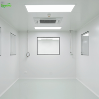 Système de salle blanche préfabriquée de classe 100 à 10000, projet ISO7 GMP