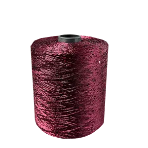 Deep red sequins - High strength and toughness special custom sequin yarn made of Deep red polyester