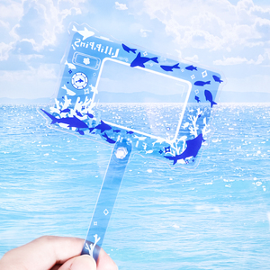 Hot Sales Custom Transparent Acrylic Travel Check-In Stick Plastic Crafts for Star Concert Support Personalized Check-in Sticks