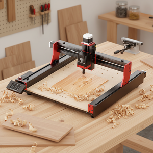 Nueva Máquina de Grabado Láser de Diodo TTC450Pro <span class=keywords><strong>CNC</strong></span> de Alta Potencia con Husillo de 80W para <span class=keywords><strong>Corte</strong></span> de <span class=keywords><strong>Madera</strong></span>/Metal, Conectividad USB/WiFi y Pantalla Táctil de 4.3 Pulgadas - Product Image 1