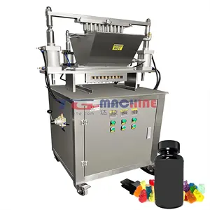 Laboratorium 20-50 Kleine Vitamine Gummy Beer Snoep Voedsel Servo Controle Making Machine Desktop Depositor