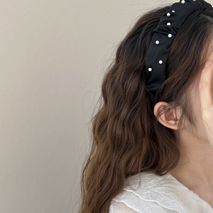 Nouvelle arrivée perle arc-en-ciel couleur plissé bandeaux pour femmes <span class=keywords><strong>facile</strong></span> Match sorties été cheveux accessoires en gros - Product Image 3
