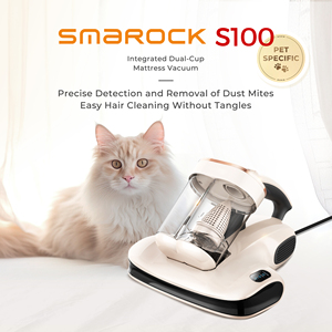 <span class=keywords><strong>Aspirateur</strong></span> de lit professionnel léger en gros, 2 brosses à rouleaux, élimination des <span class=keywords><strong>acariens</strong></span>, UV-C, ultrasons, double bac à poussière, pour la maison et l'hôtel - Product Image 6