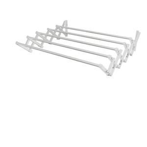 Stendibiancheria Telescopico Pieghevole a Parete <span class=keywords><strong>per</strong></span> Esterni, in Acciaio Inox, Forma Aerodinamica - Product Image 5